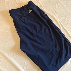 Men’s navy blue adidas golf shorts size 34